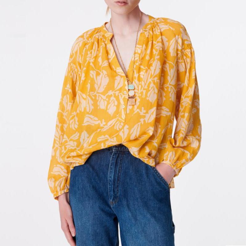 Blusa Nipoa - Jaune D'Or