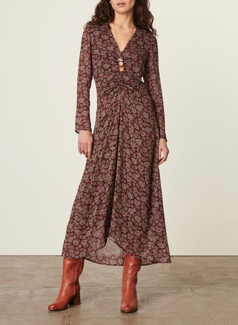 Biba Dress - Brown