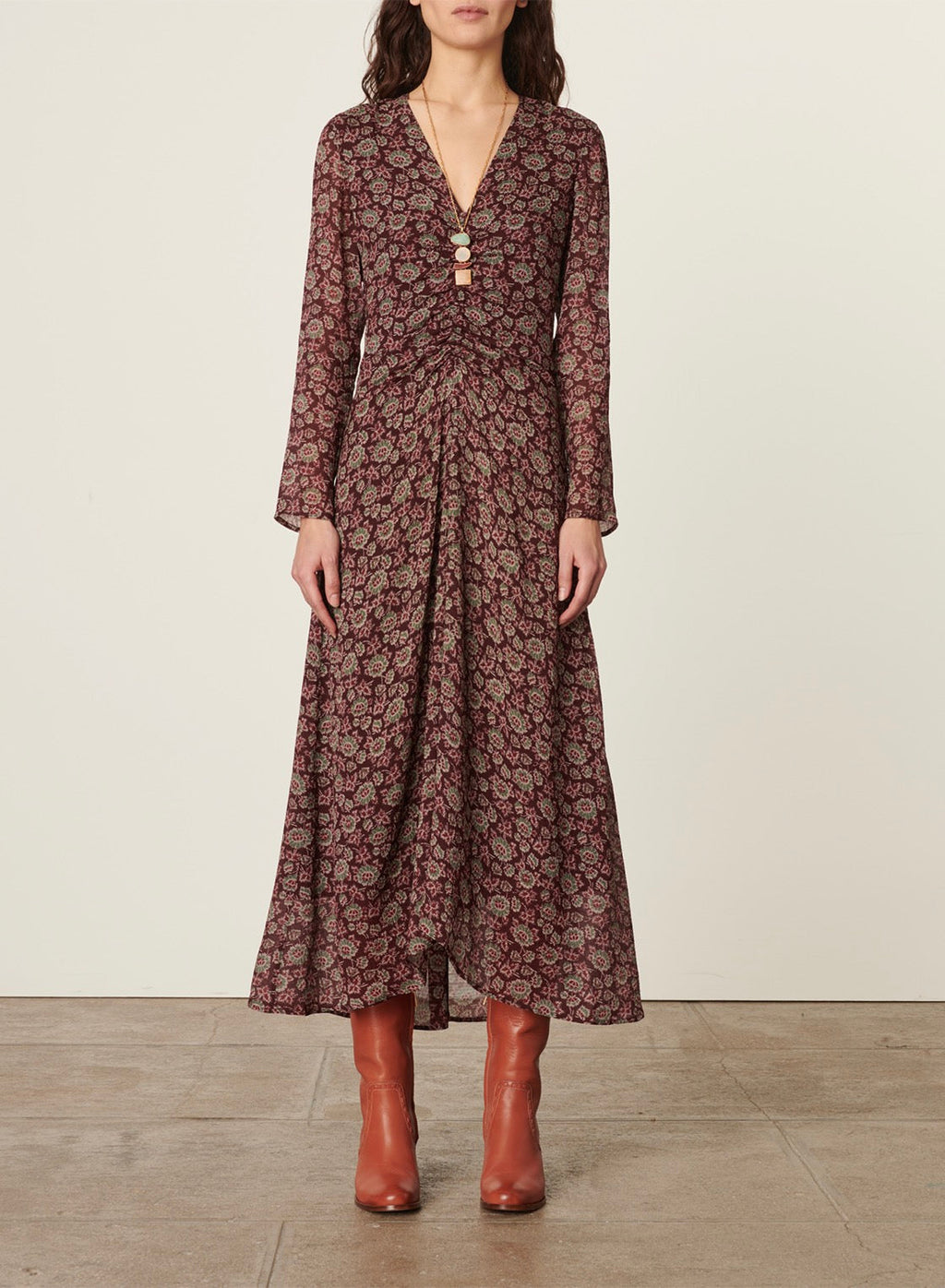 Biba Dress - Brown