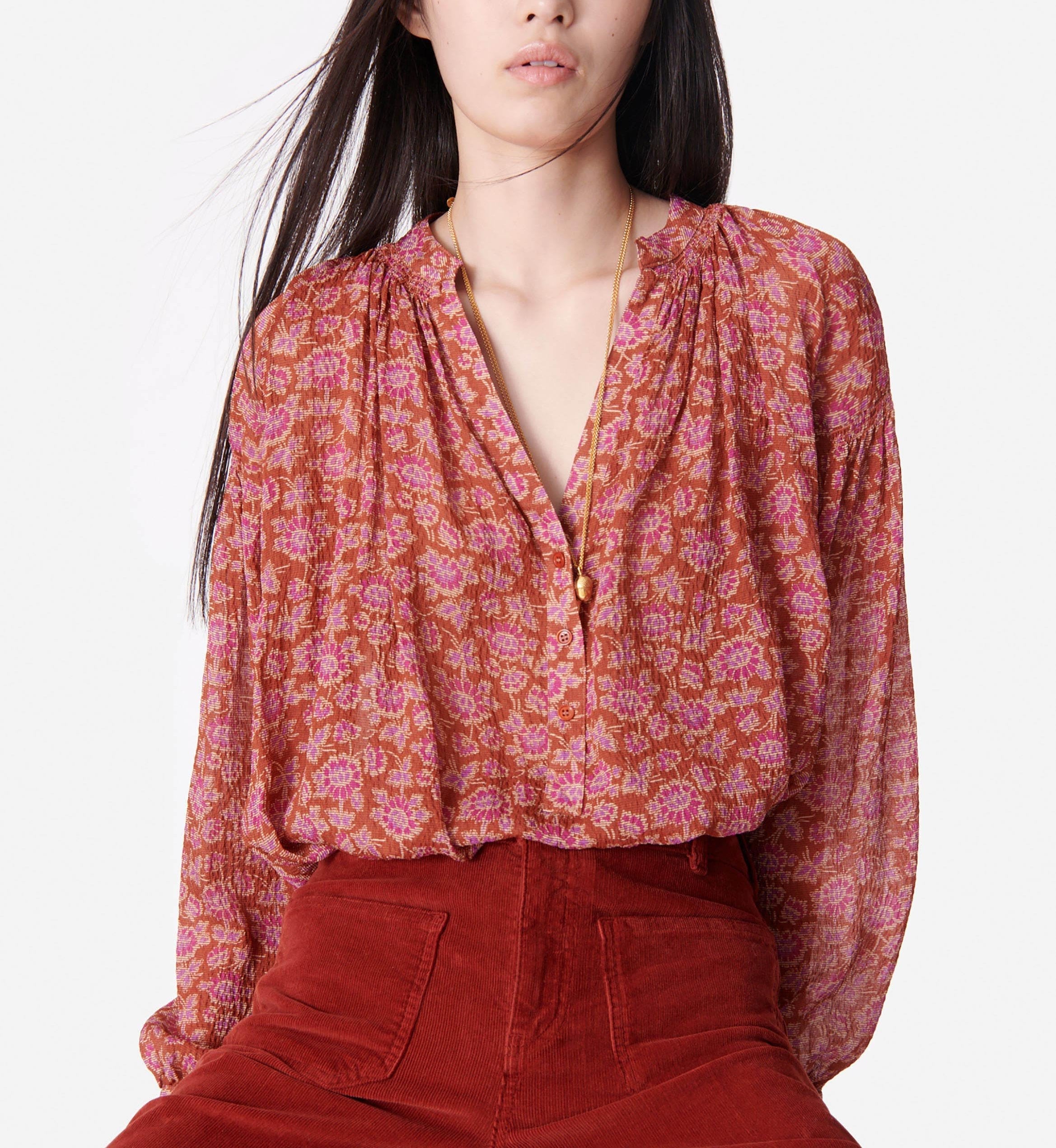 Blouse Nipoa - Roux