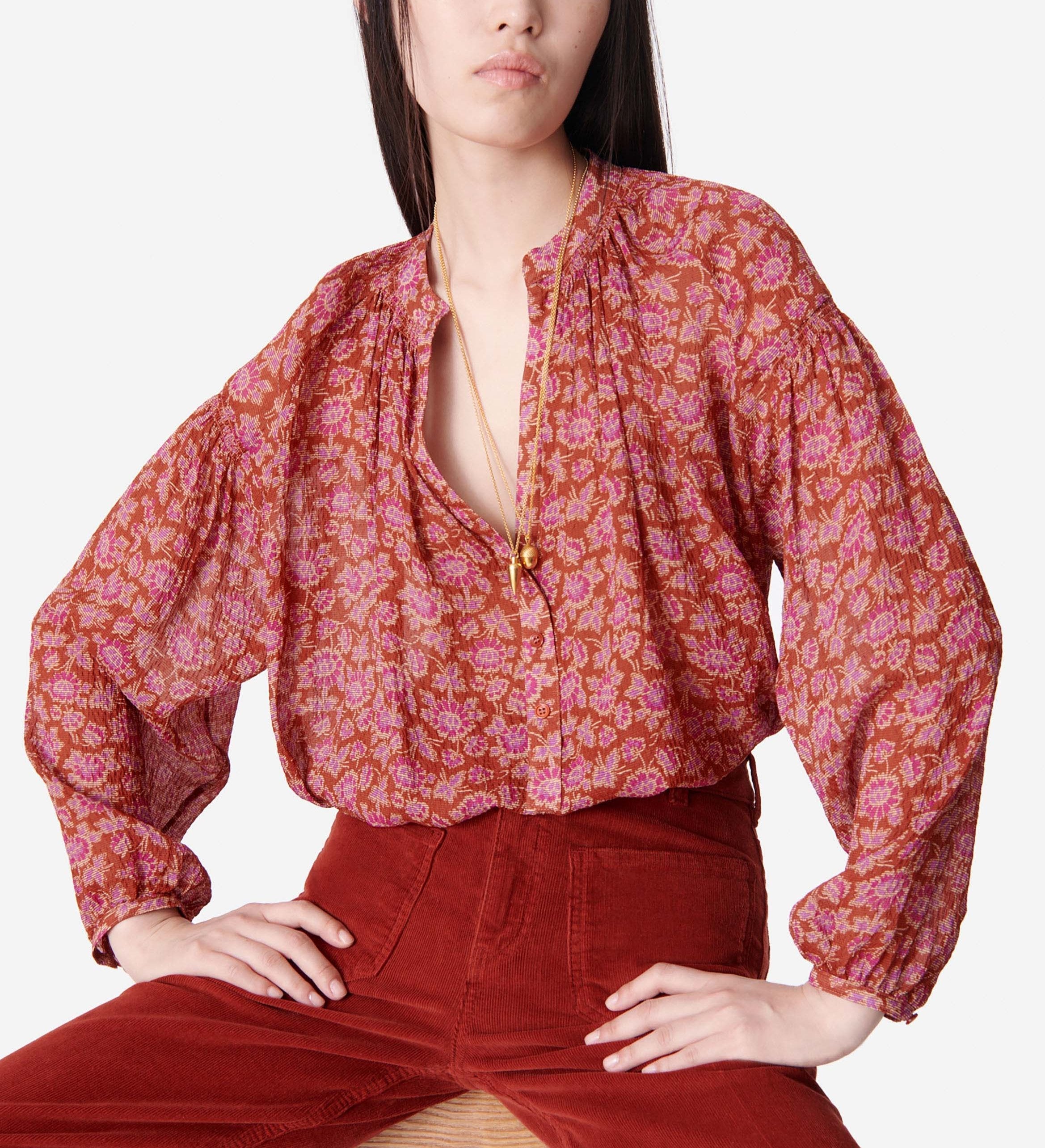 Blouse Nipoa - Roux