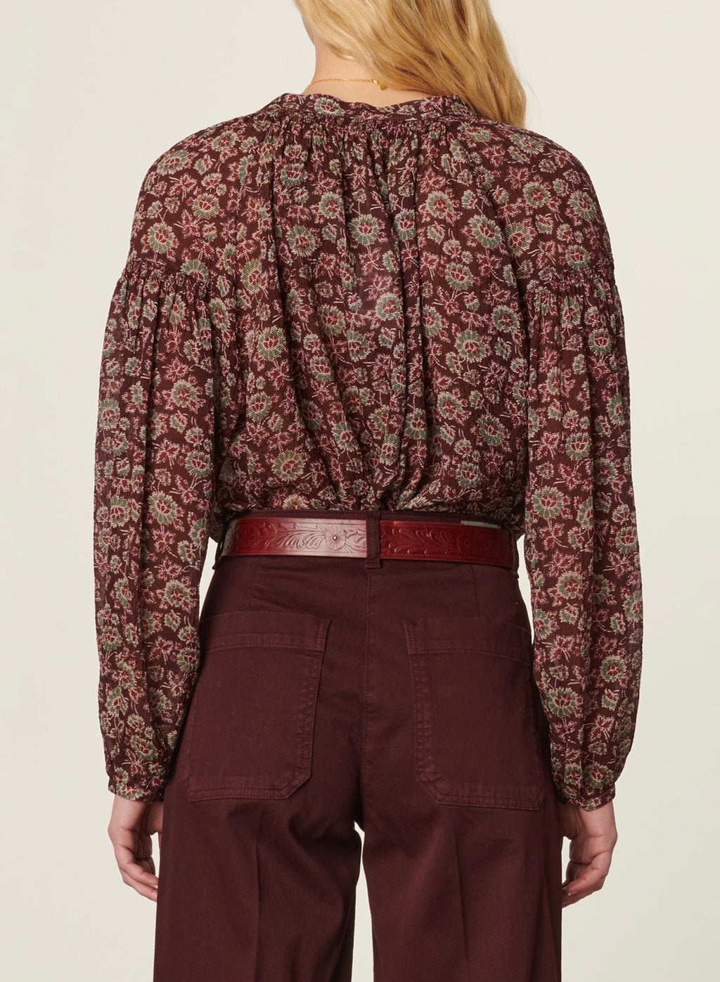 Blouse Nipoa - Marron