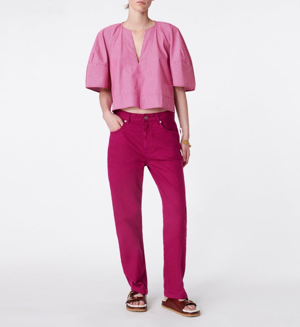 Timael Trousers - Lie De Wine