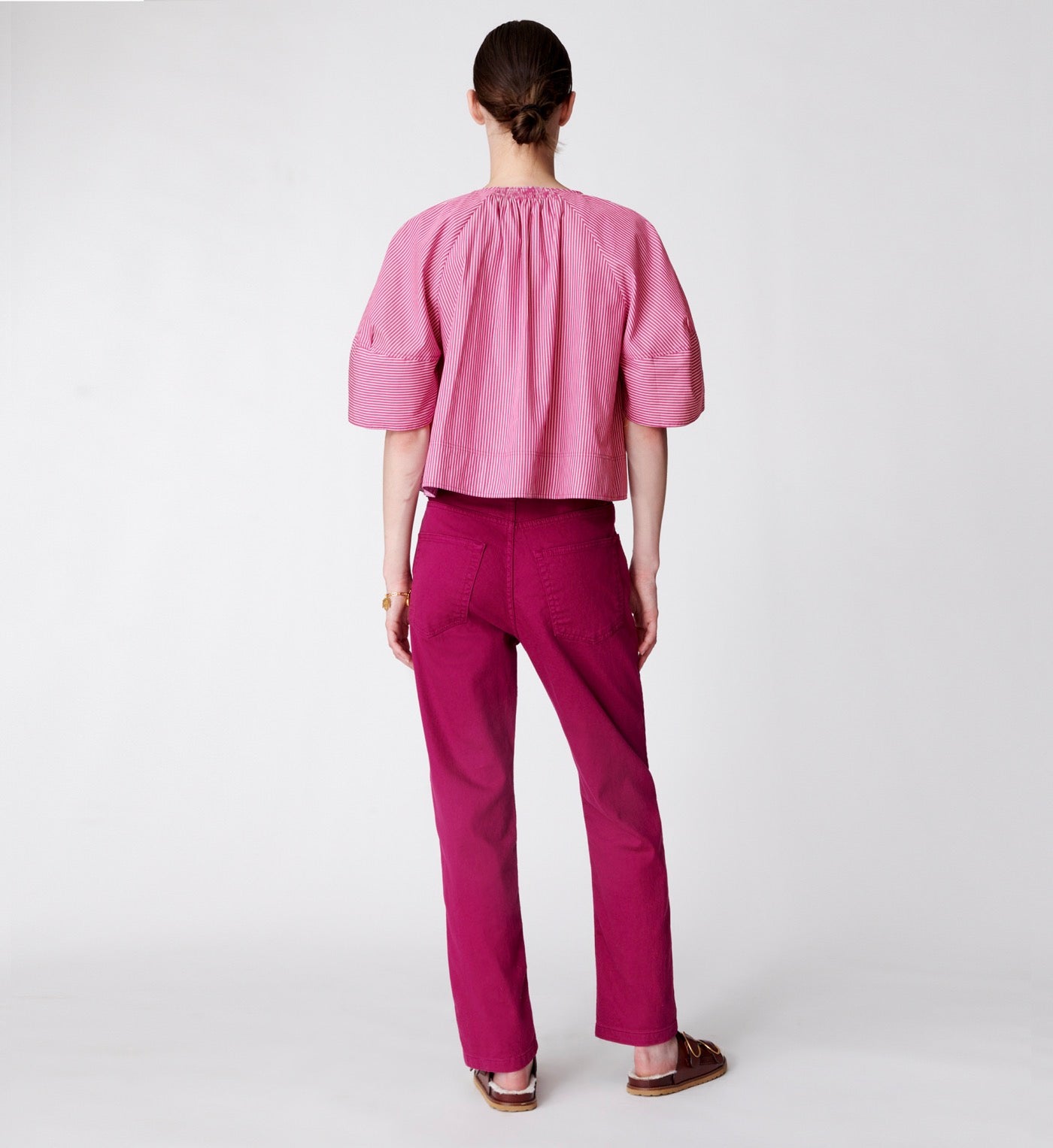 Timael Trousers - Lie De Wine