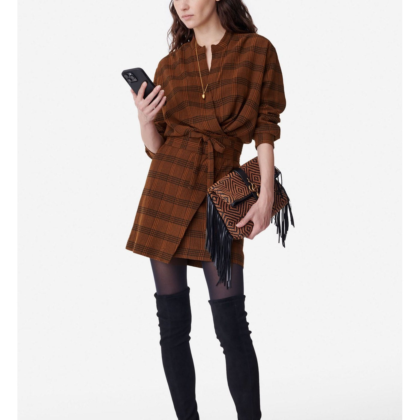 Vestido Blandine - Fallow Et Black