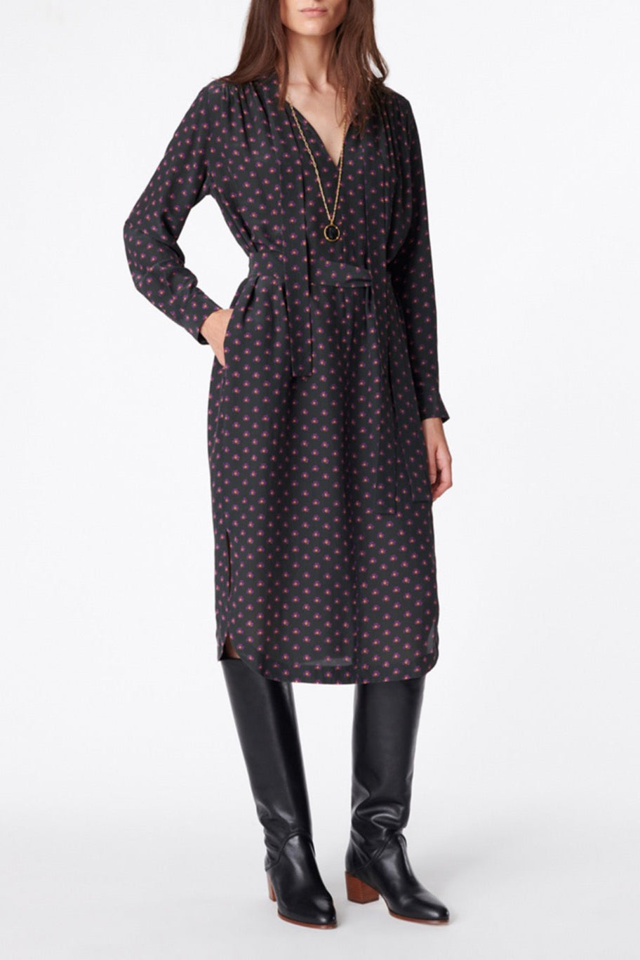 Robe Blenda - Vert Sapin