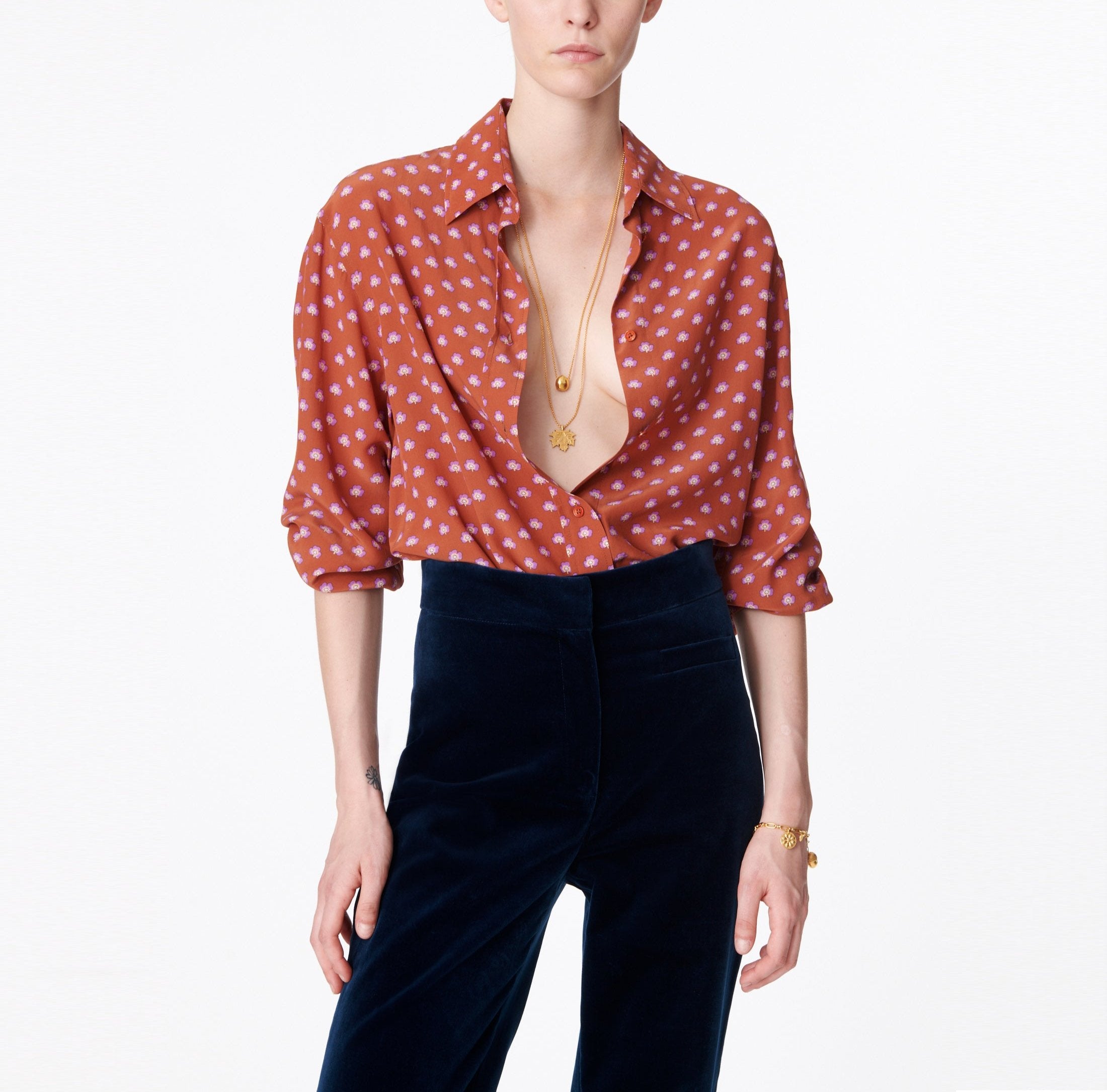 Vanessa Bruno - Camisa Helianne - Rojizo