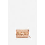 Vanessa Bruno - Bolso Pequeño Moon De Piel & Algodón - Multicolor & Biscuit