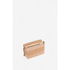 Vanessa Bruno - Bolso Pequeño Moon De Piel & Algodón - Multicolor & Biscuit
