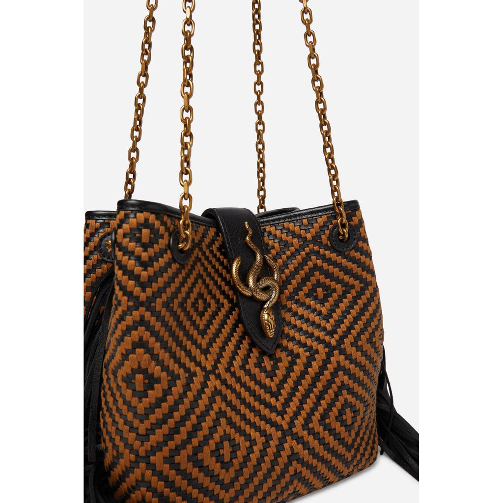 Small Cléo Bag - Tan & Black