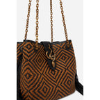 Small Cléo Bag - Tan & Black
