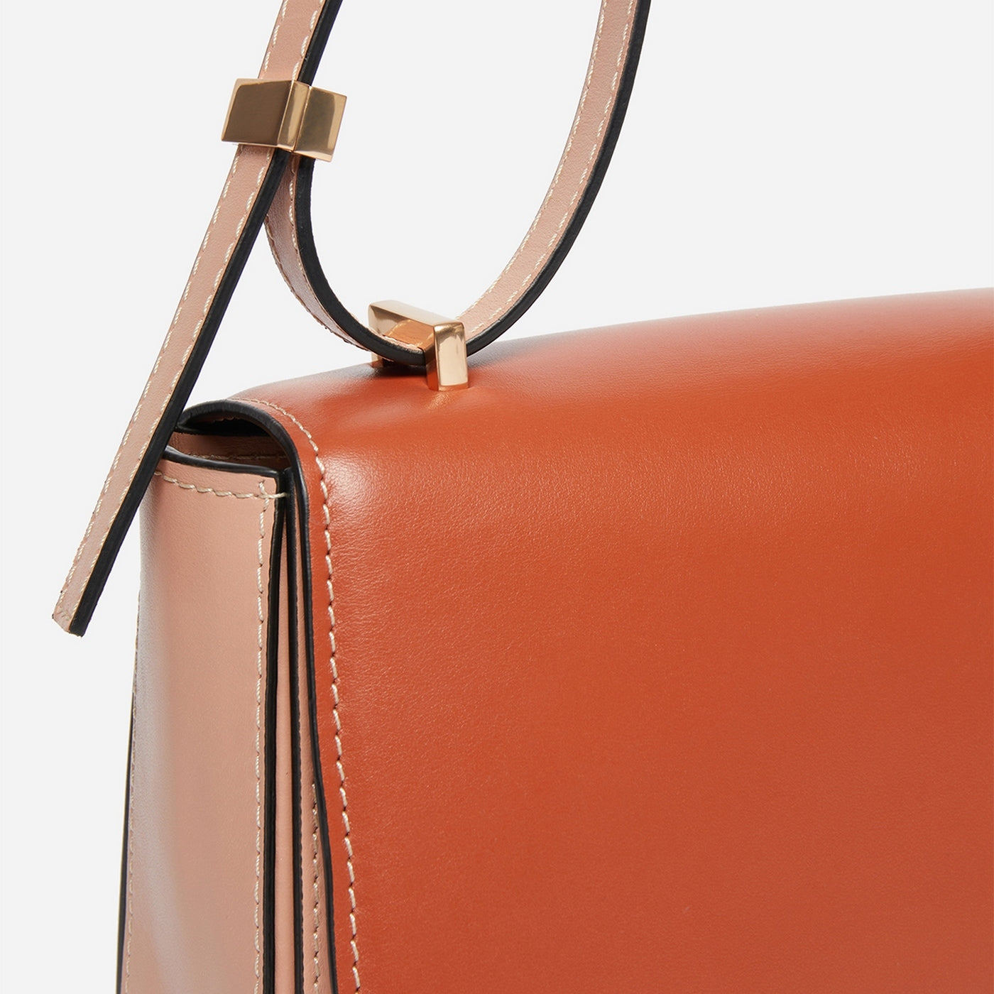 Bolso Grande con Solapa Romy - Rouille