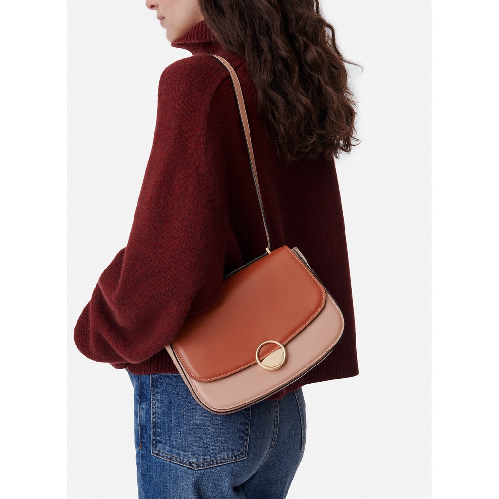Bolso Grande con Solapa Romy - Rouille