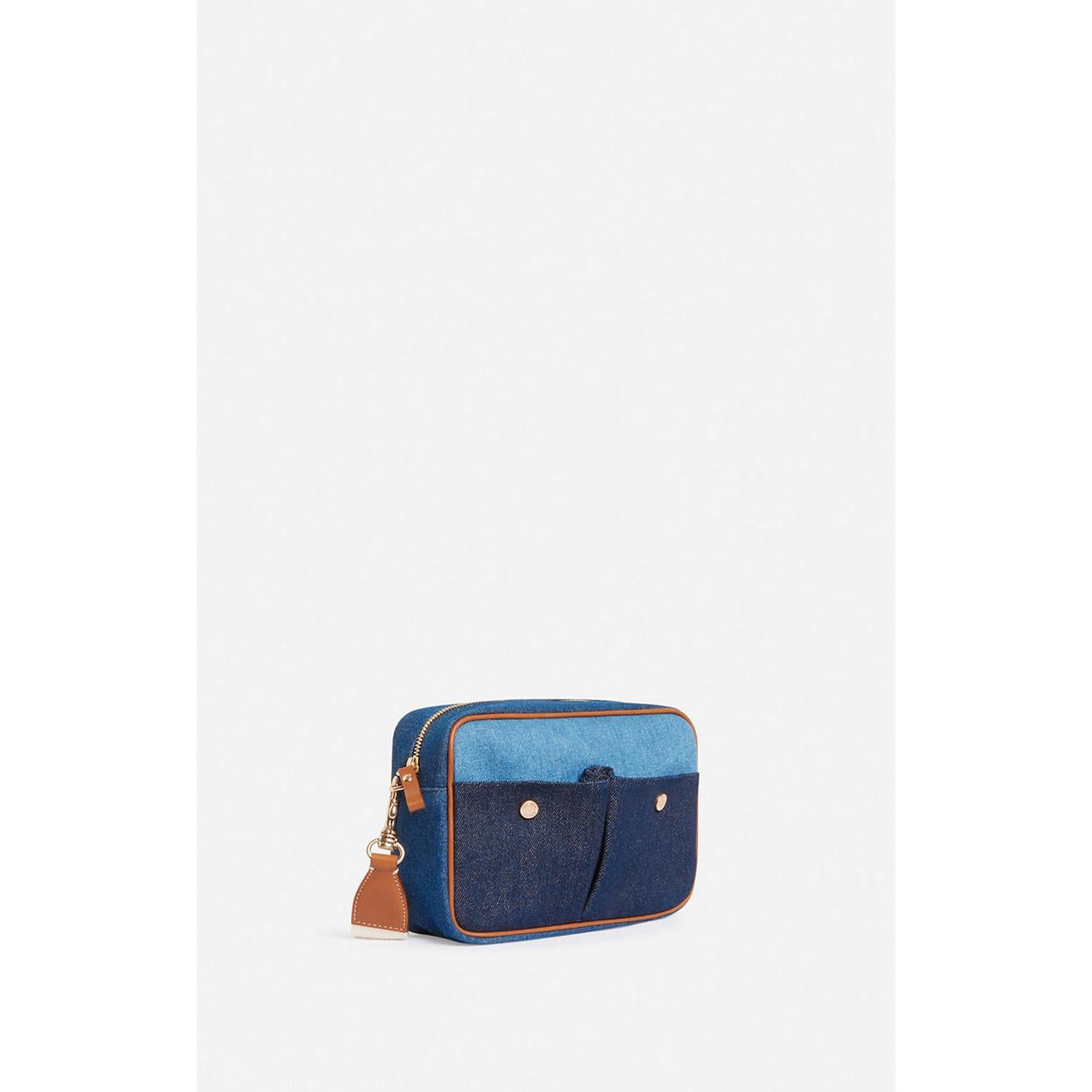 Sac Caméra - Bleu Multico