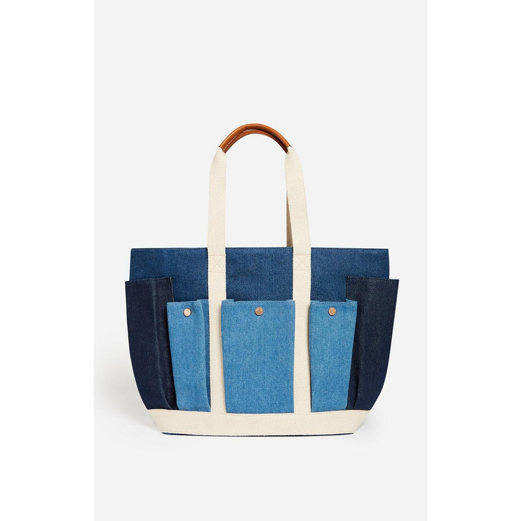Vanessa Bruno - Cabas L Multipoches - Bleu Multico