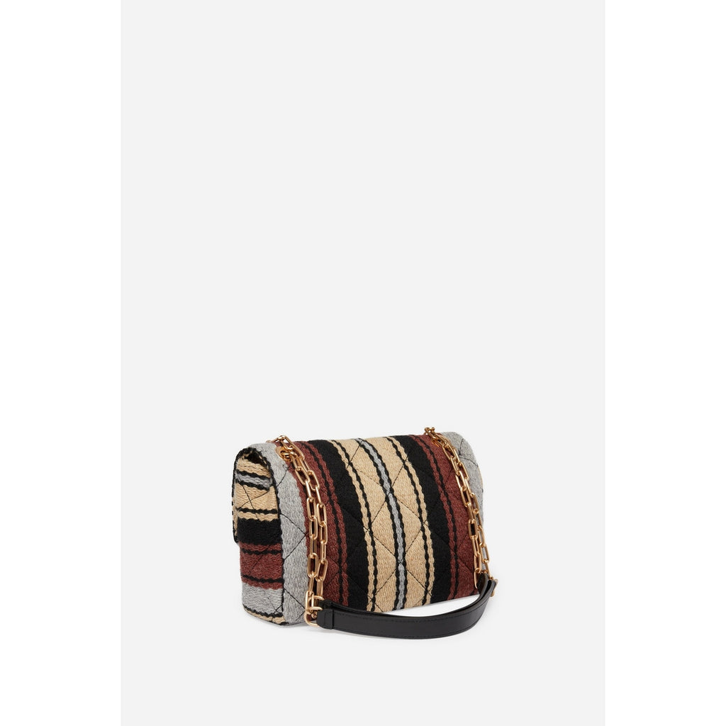 Sac Moon En Laine - Multico/Biscuit