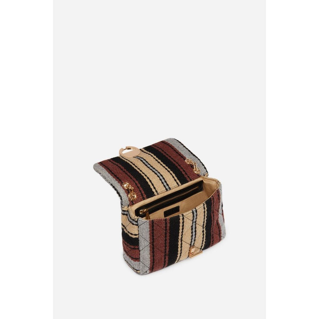 Sac Moon En Laine - Multico/Biscuit