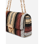 Sac Moon En Laine - Multico/Biscuit