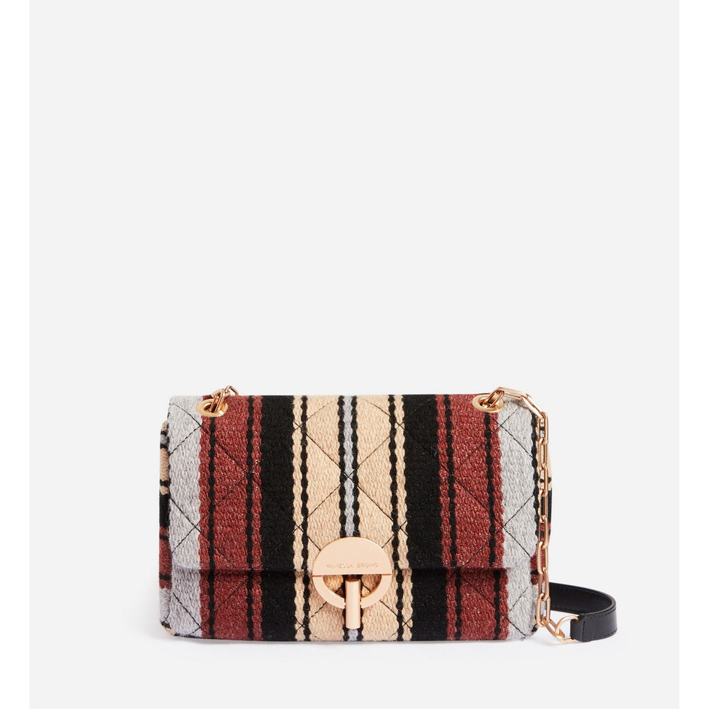 Sac Moon En Laine - Multico/Biscuit