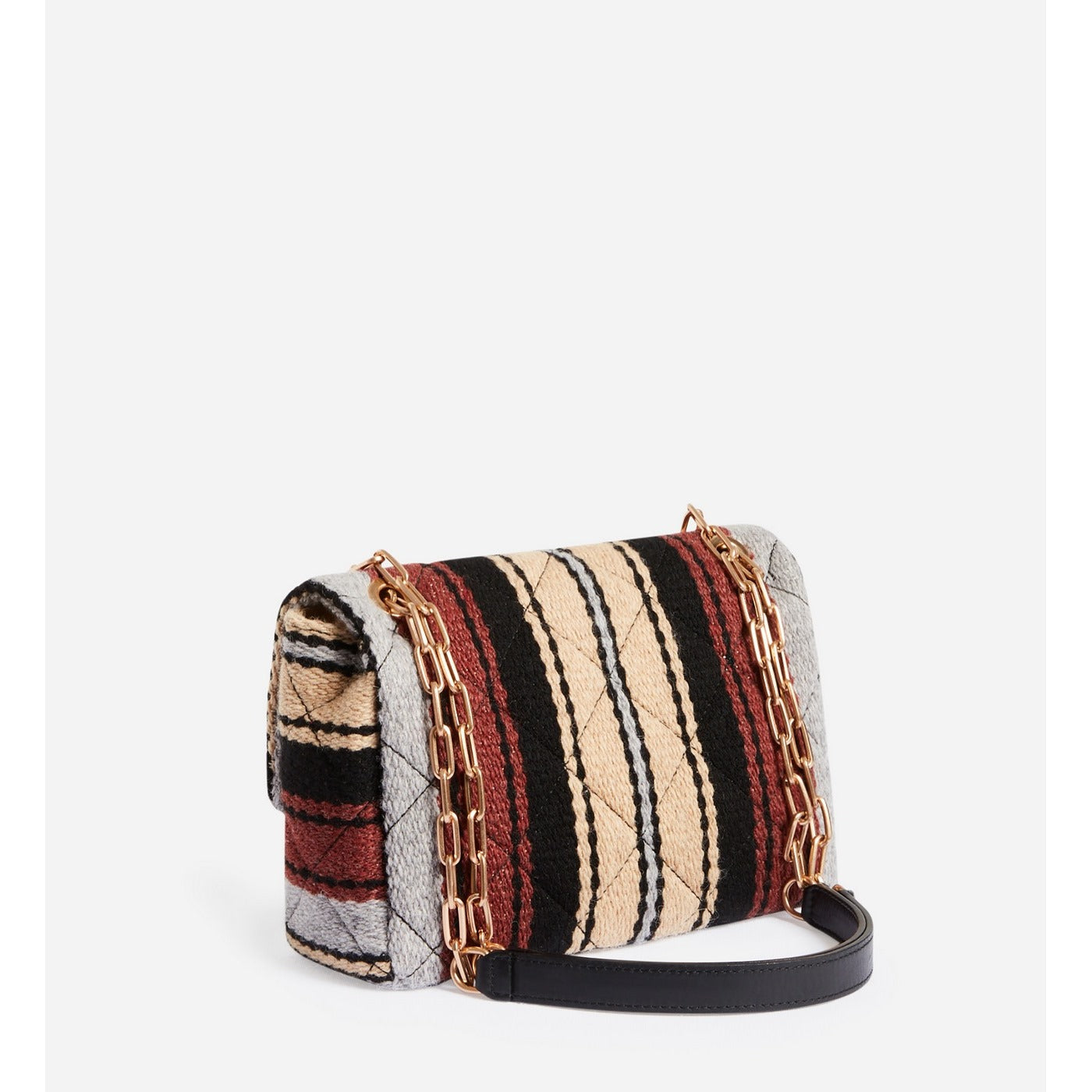 Sac Moon En Laine - Multico/Biscuit