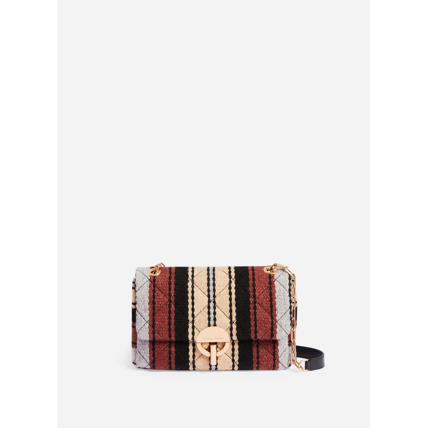 Sac Moon En Laine - Multico/Biscuit