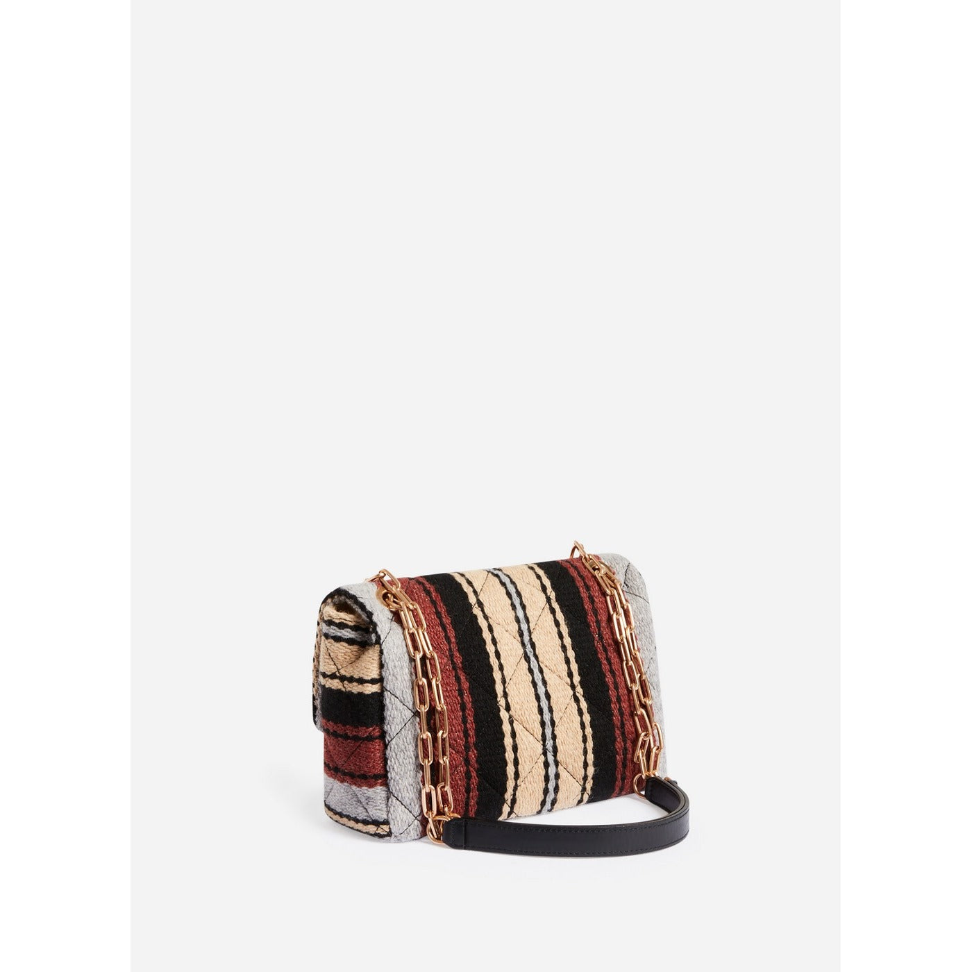 Sac Moon En Laine - Multico/Biscuit