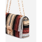 Sac Moon En Laine - Multico/Biscuit