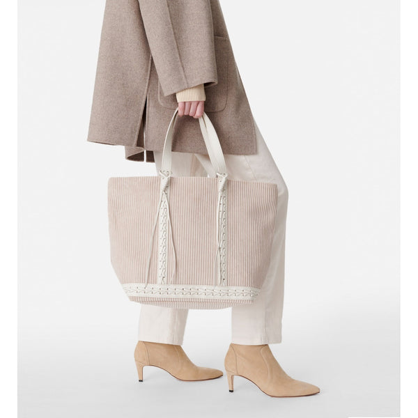 Vanessa Bruno - Large Corduroy Tote Bag - Cream