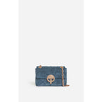 Moon Mini Velvet Bag - Denim