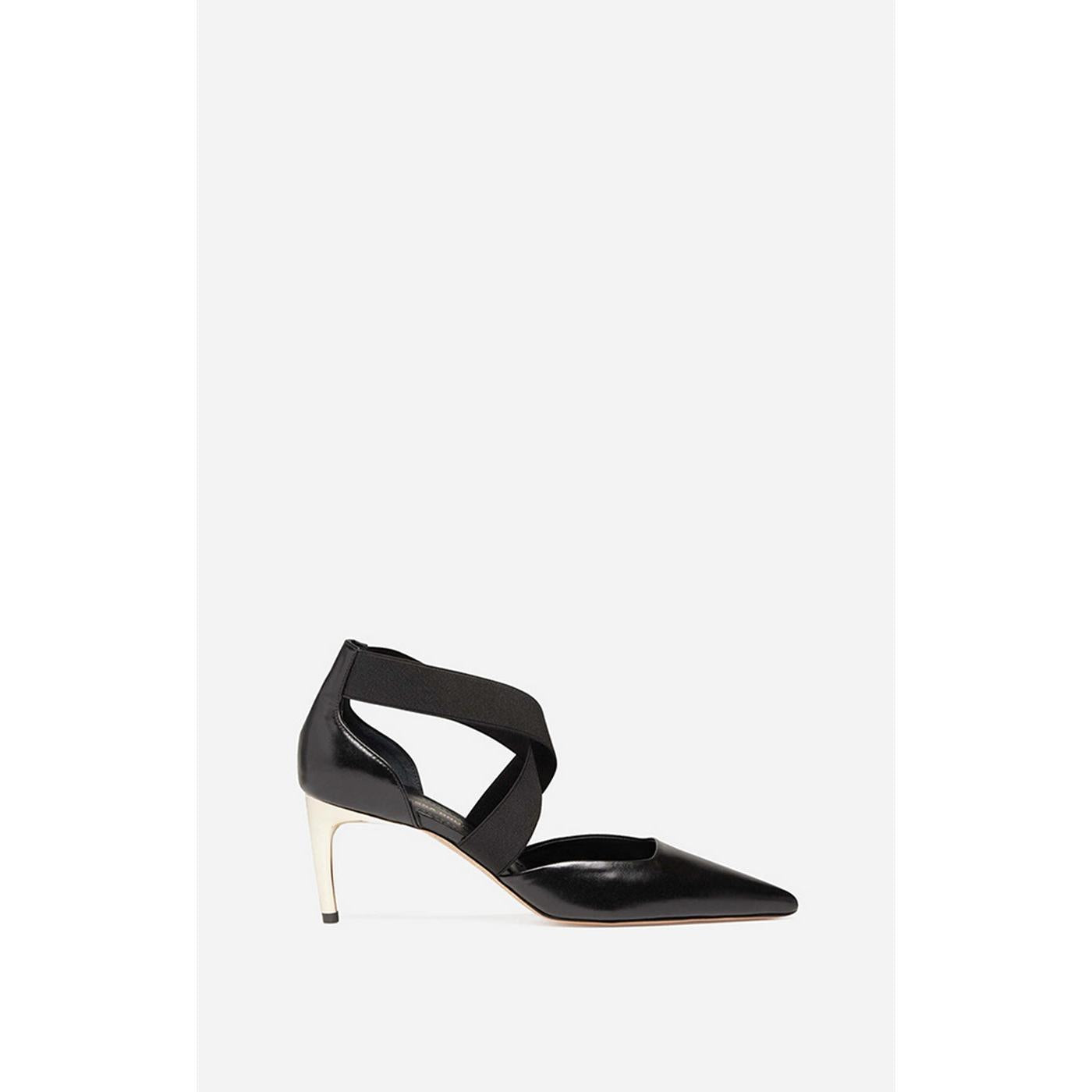 Escarpins En Cuir - Noir
