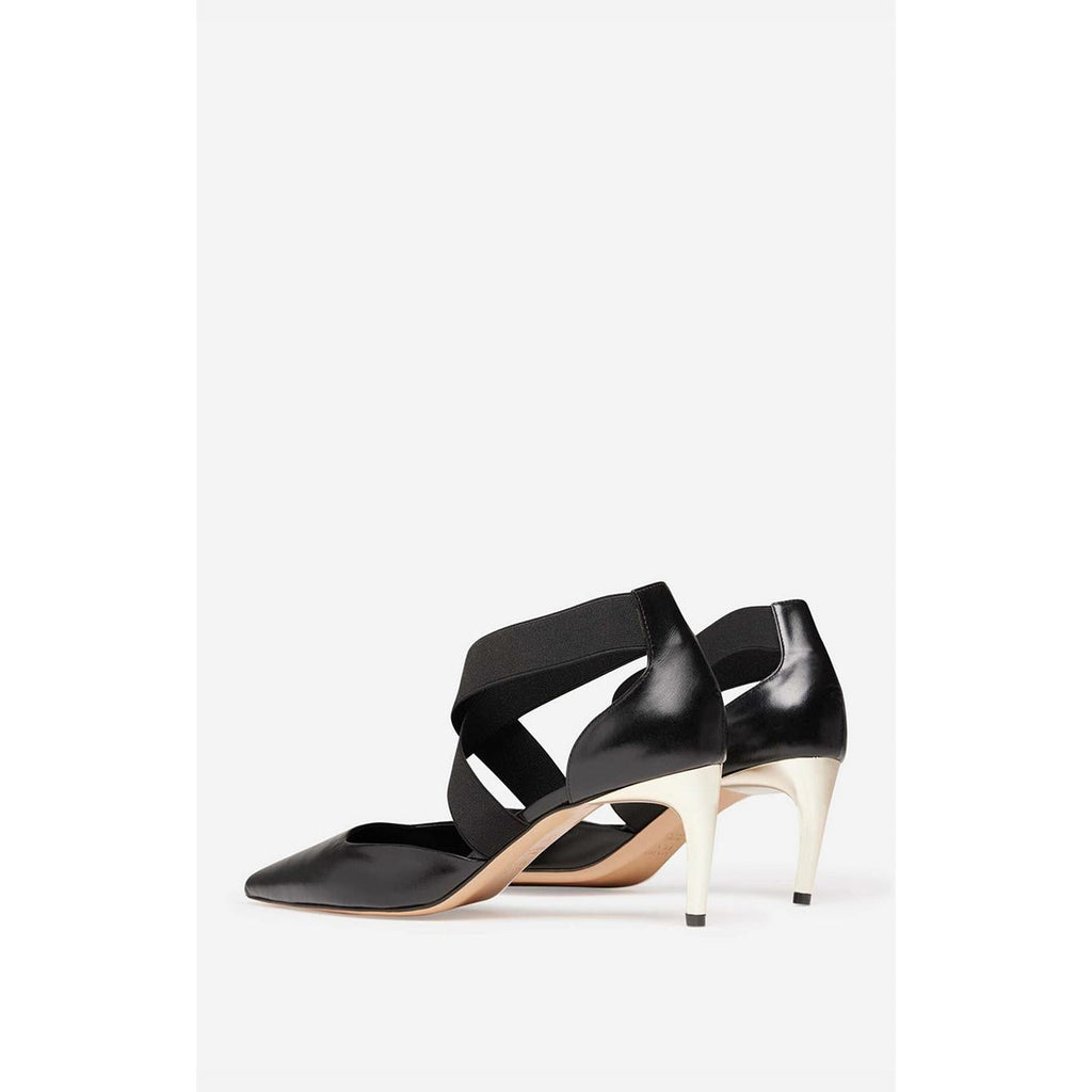 Escarpins En Cuir - Noir