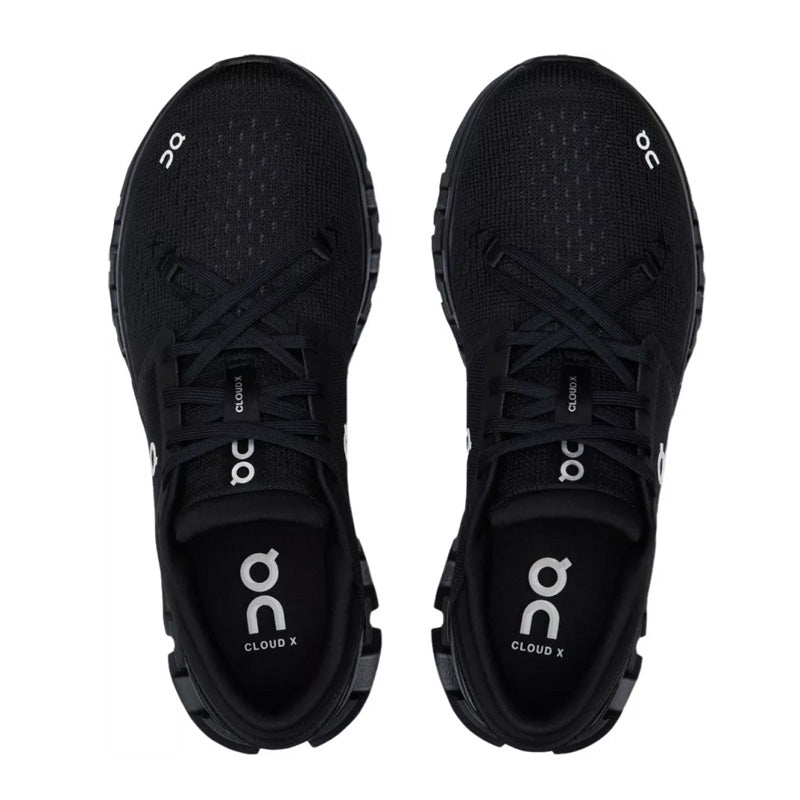 Baskets Cloud X 4 - Noir, Blanc