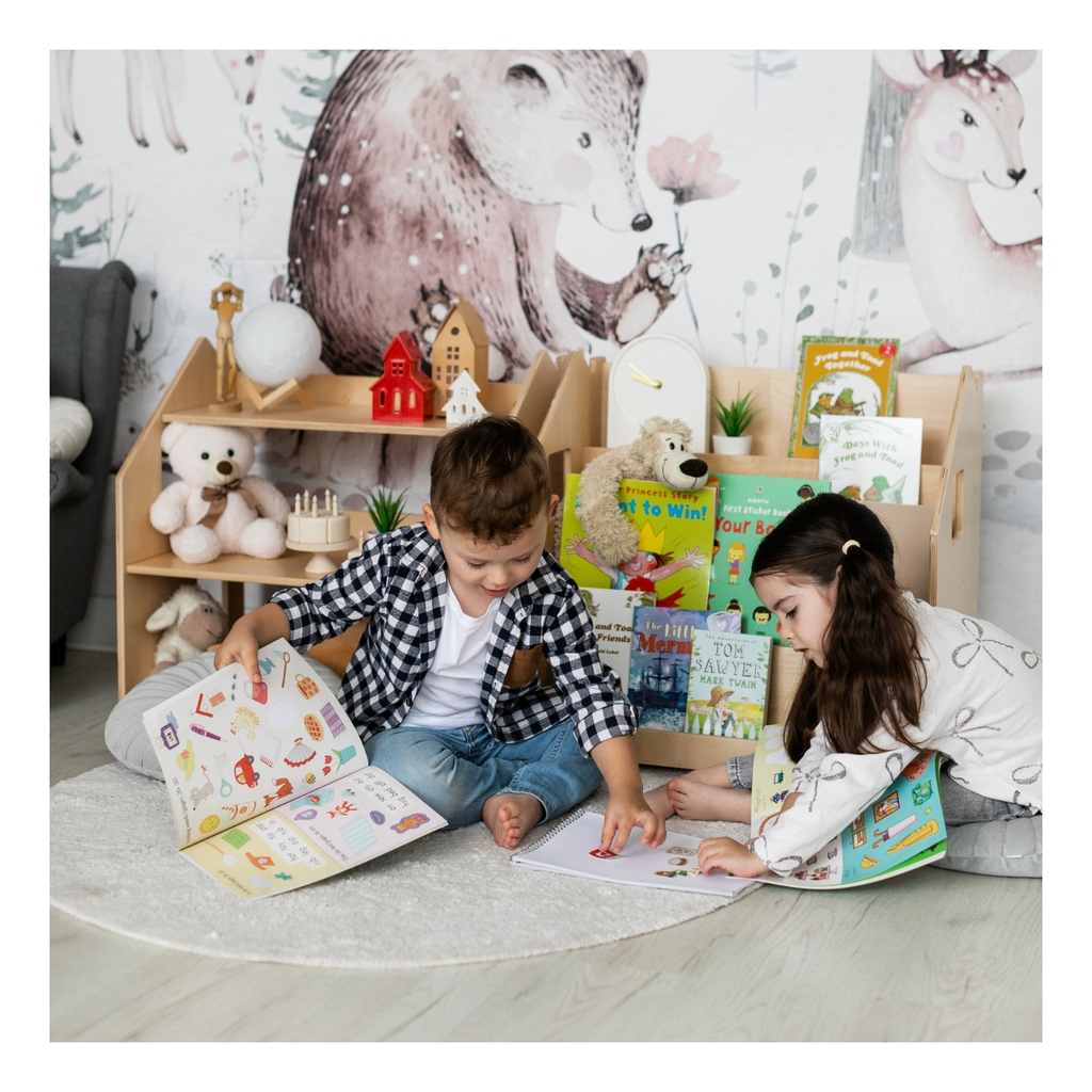 Bibliothèque & Étagère À Jouets Duo – Édition Limitée