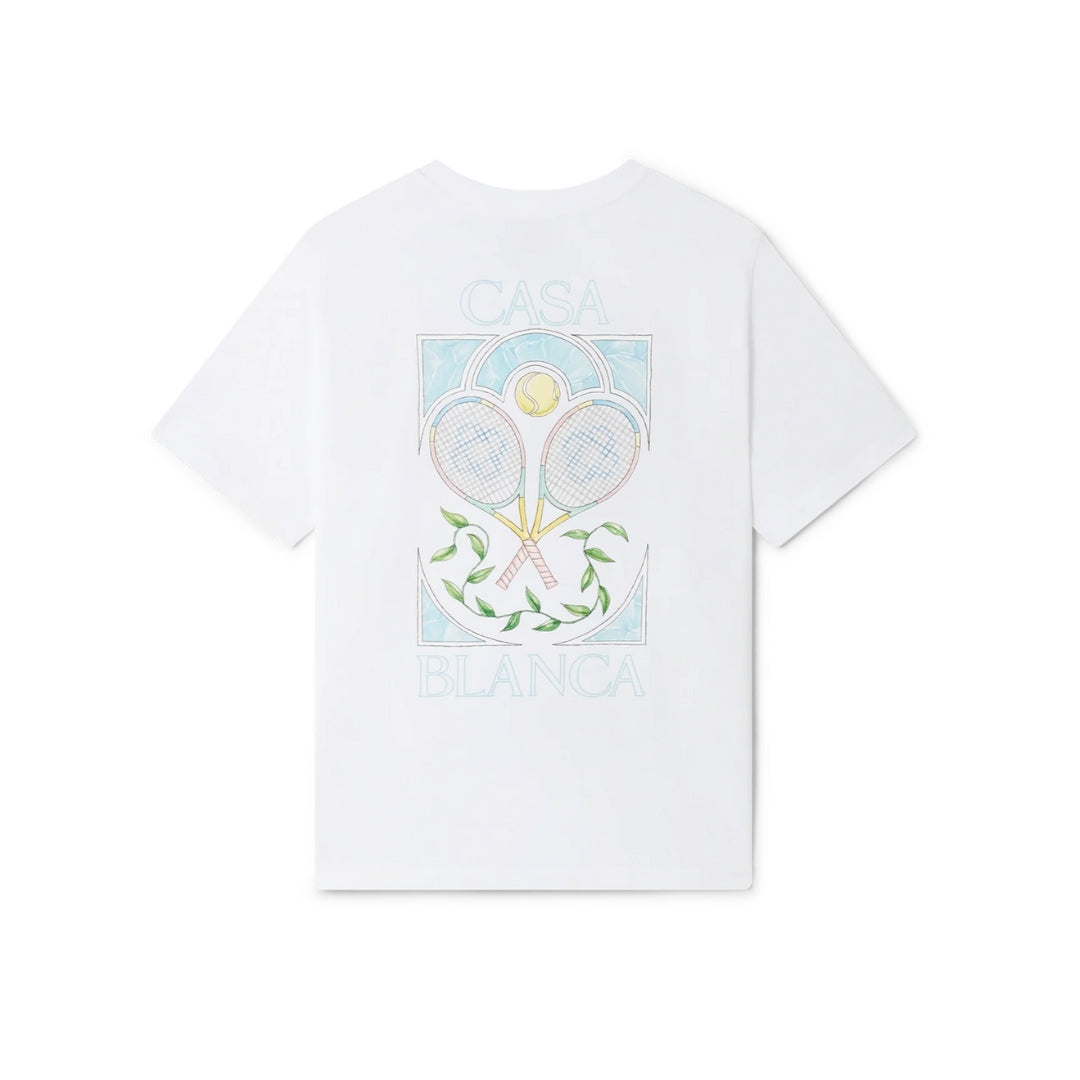 Camiseta Tennis Pastel - Casablanca - Blanco