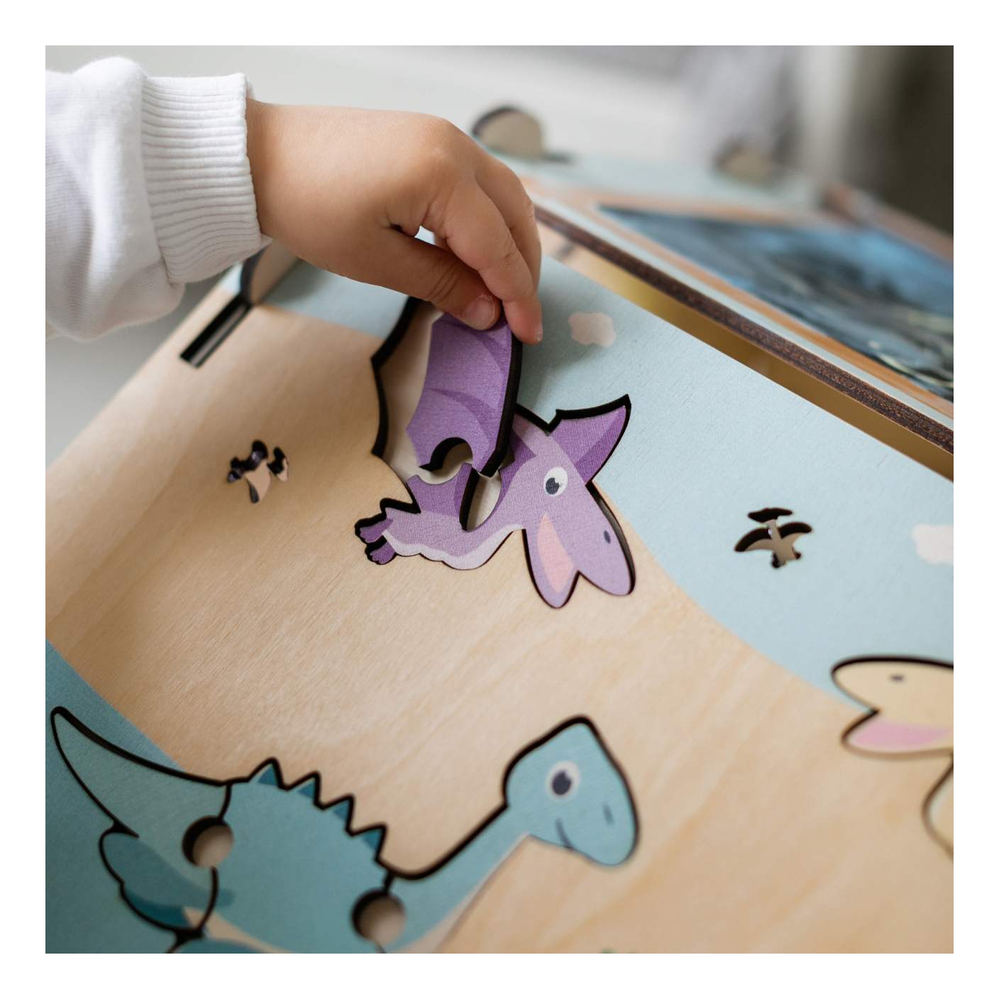 Busy Board Dino Educational Playhouse With Lighting