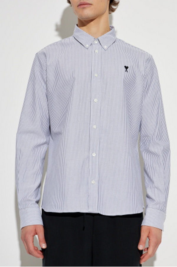 Ami Paris - Ami De Coeur Cotton Oxford Shirt