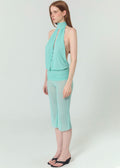 Capri Mesh Trousers - Aqua