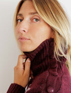 Bordowy sweter Berel