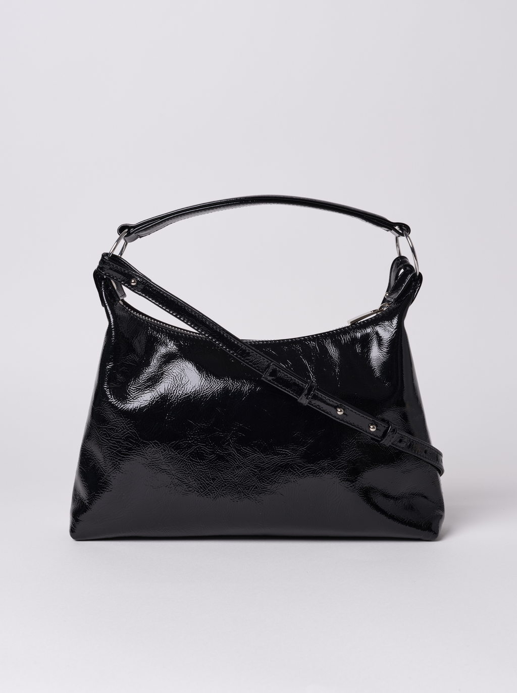 Black Baguette Bag