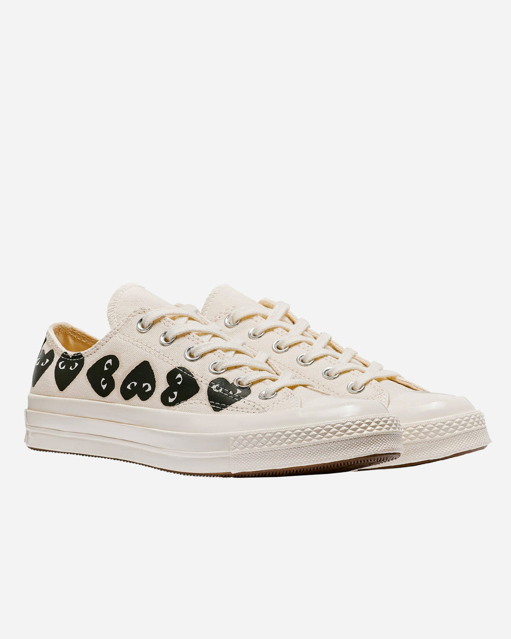 Comme Des Garçon Play - Cdg Play X Converse Chuck 70 Low Multi Heart White