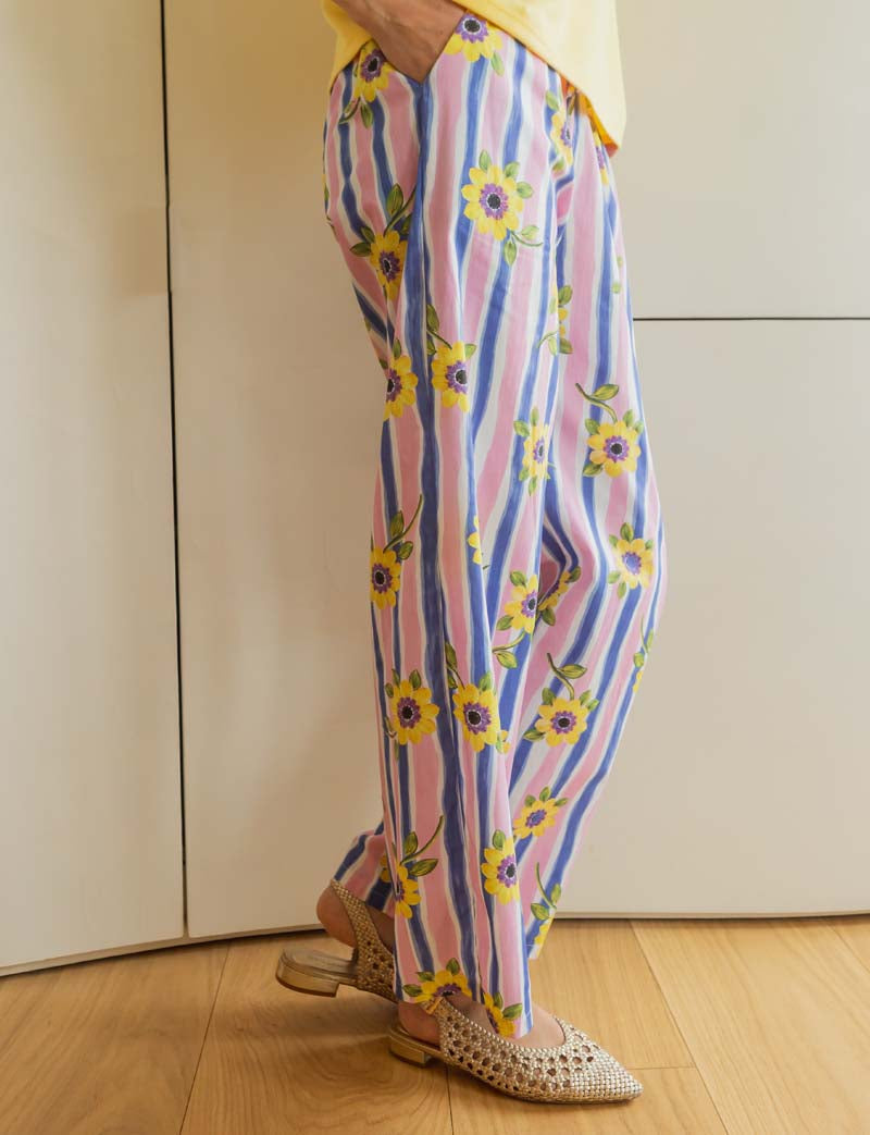 Pantaloni Floreali Niko