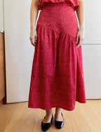 Jupe Rouge À Pois Blancs Marisol