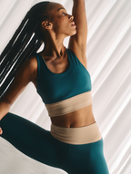 Legging Sutra - Océan Profond/Biscuit - Femme