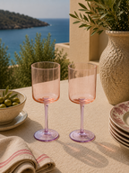 Rainbow - Set De 2 Verres - Verre - Orange/Violet