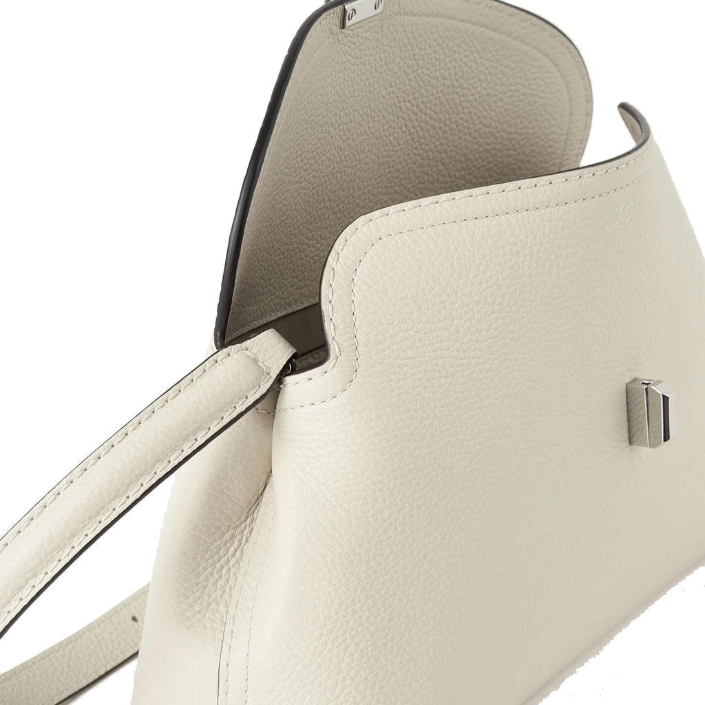 Toteme - Pochette T-Lock Leather - Femme - Cream