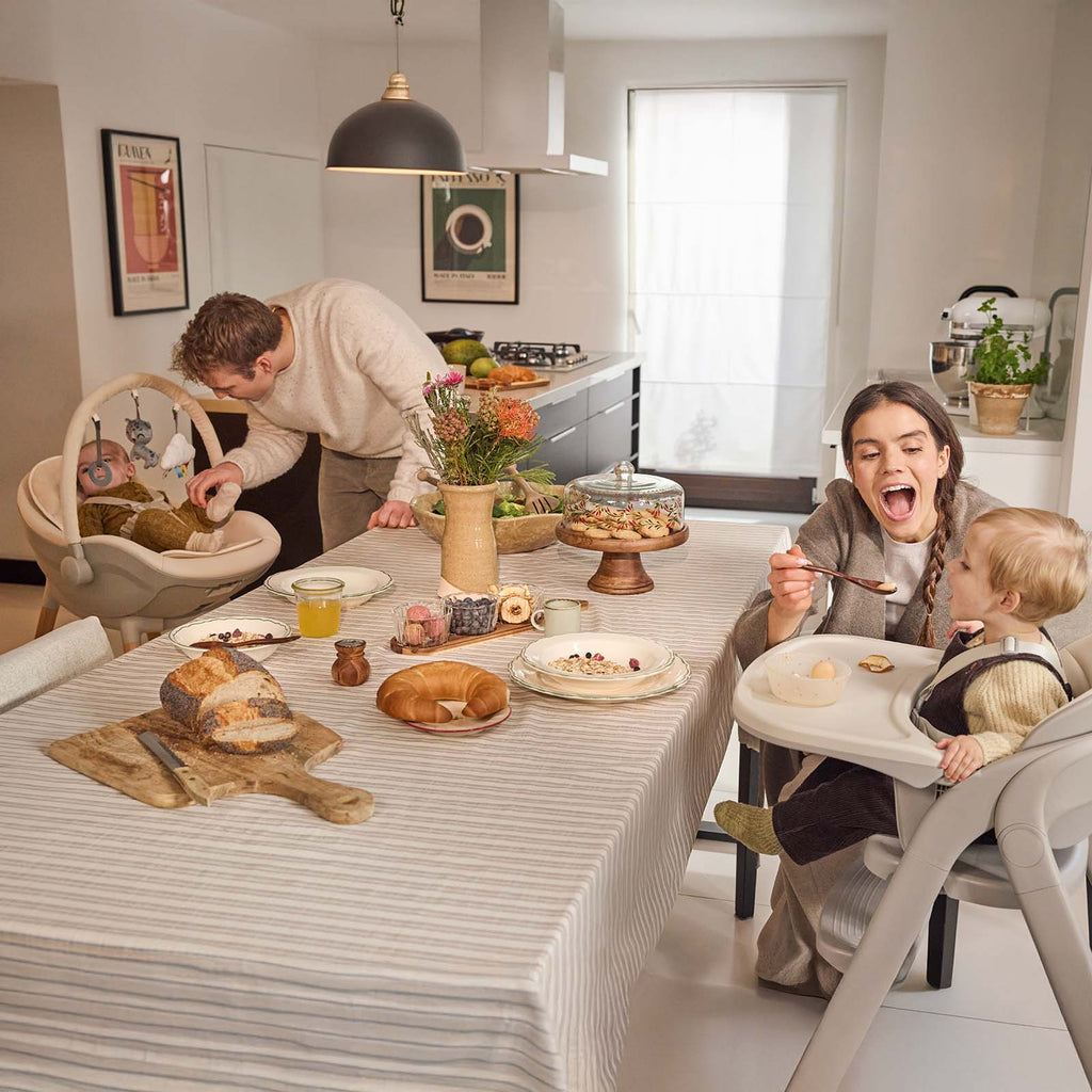Seggiolone Pappa 3 In 1 Tino Grigio