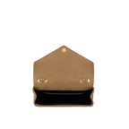 Saint Laurent - Sac Bandoulière Loulou Large - Femme - Beige
