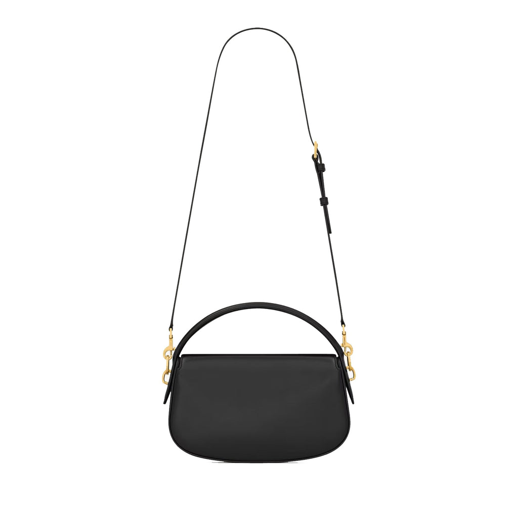 Saint Laurent - Sac Bandoulière Voltaire Half-Moon - Femme - Black