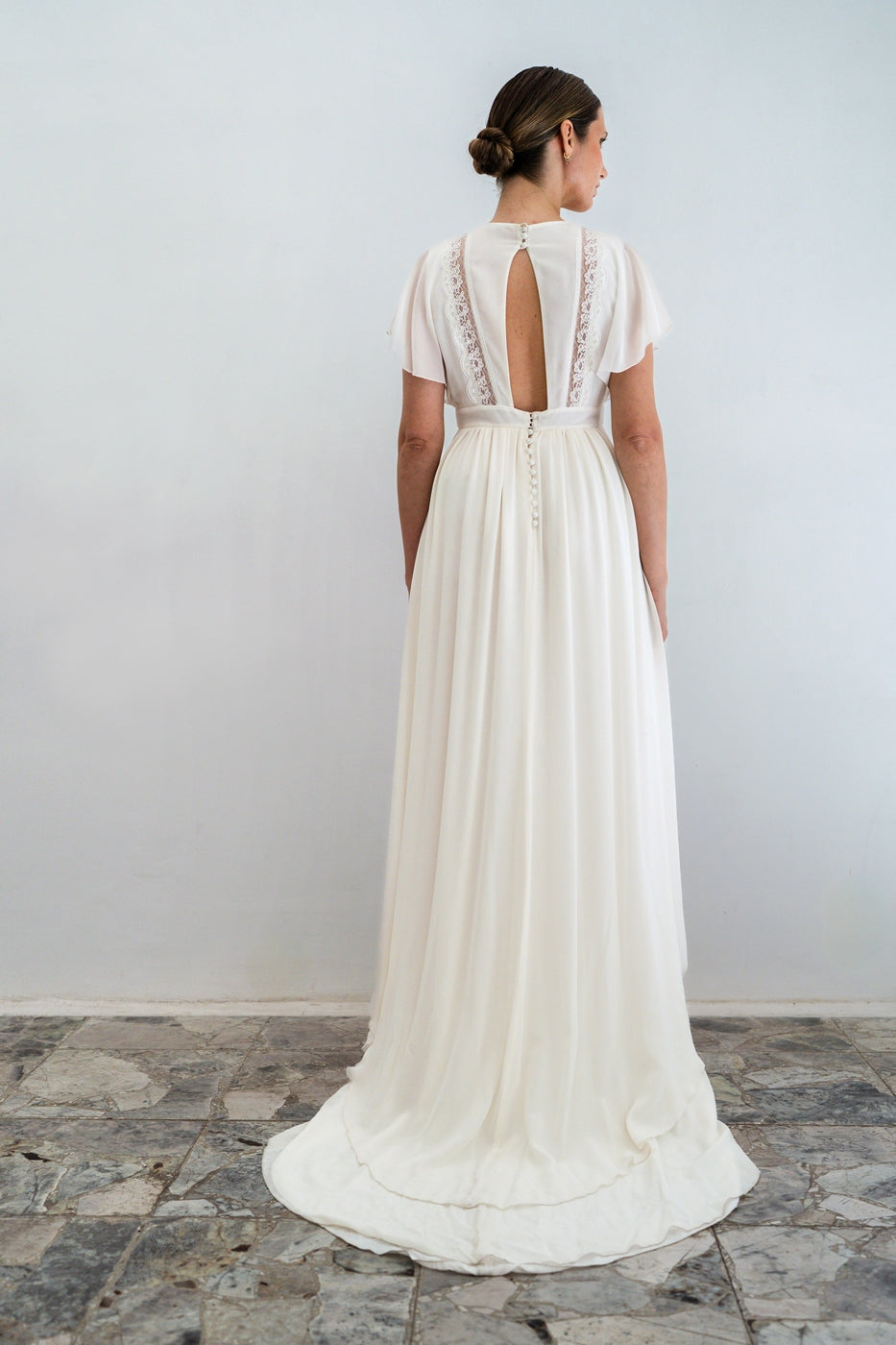 Abito Da Sposa Swan - Bianco Seta