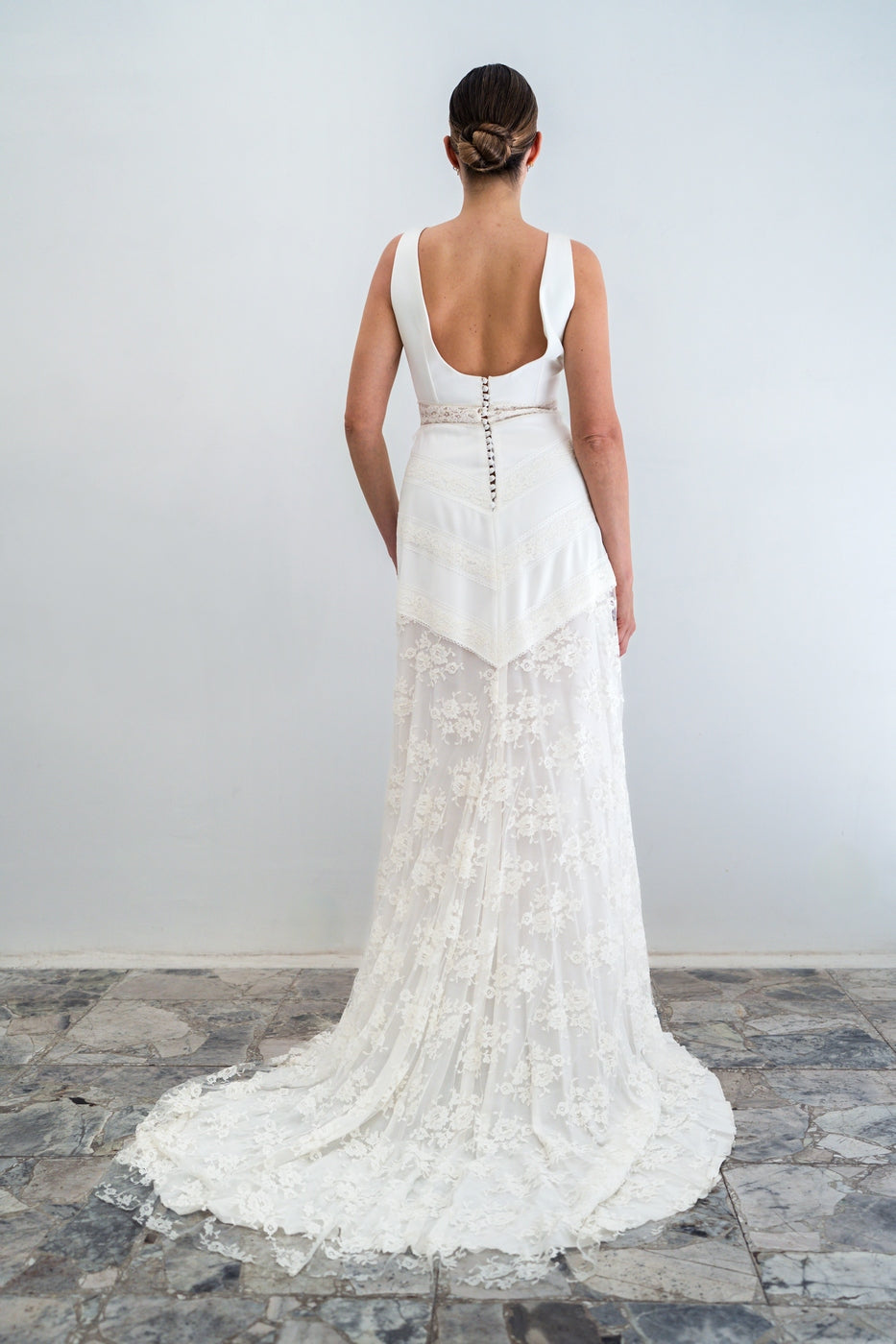 Brautkleid Marina – Seidenweiß